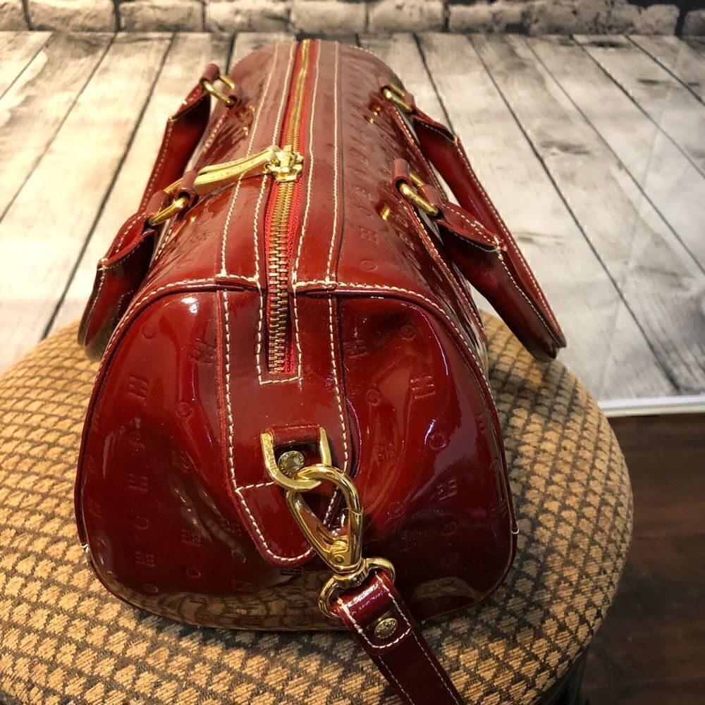Rare Arcadia Patent Leather Doctor Bag crossbody - Picture 2 of 8
